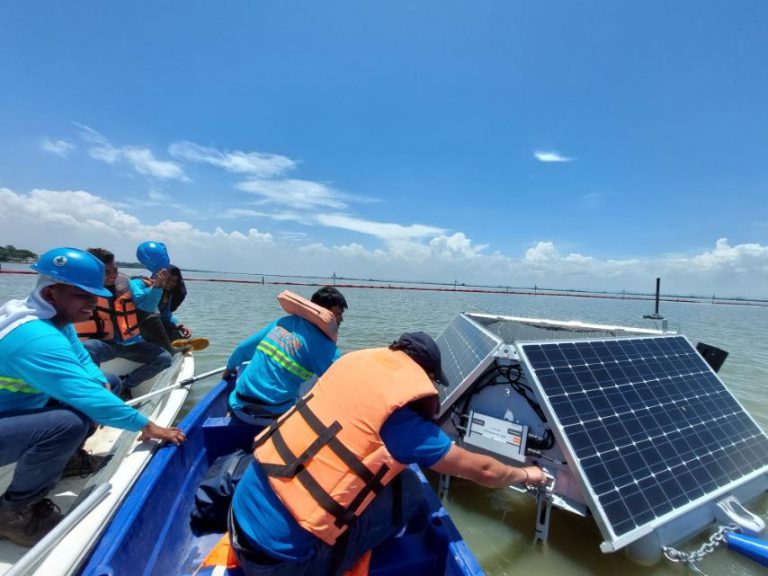 MAYNILAD INSTALLS NEW ALGAE CONTROL EQUIPMENT IN LAGUNA LAKE Maynilad